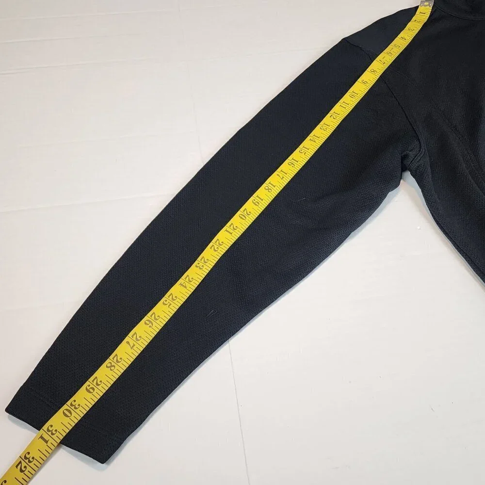Nike men sz  XXL black half zip long sleeve activewear top